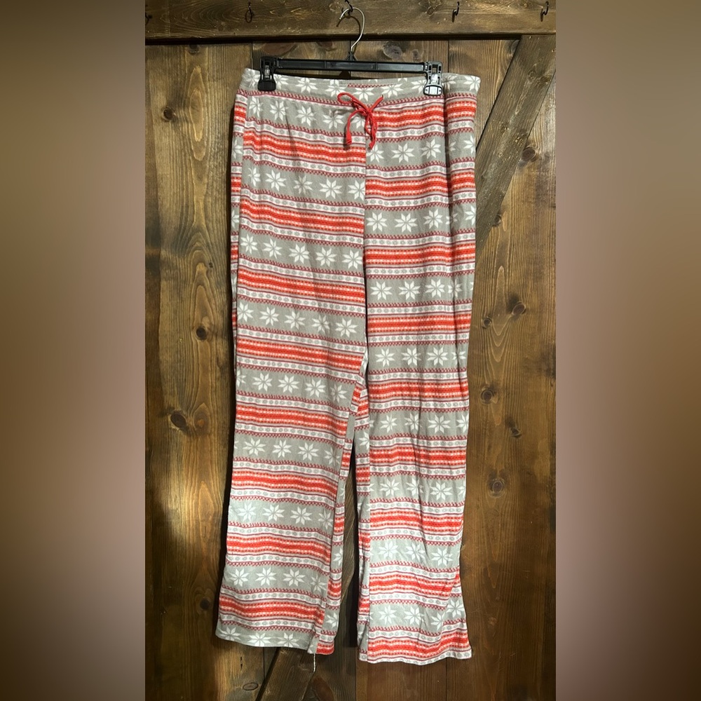 Christmas Pajama Bottoms, size 1X, smoke free home